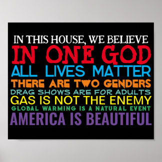 VALEURS CONSERVATRICES - POSTER