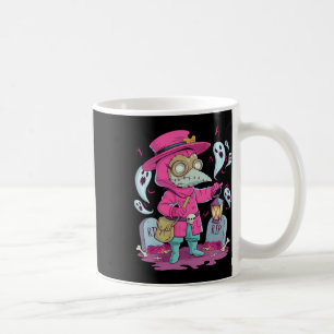 Valgory Vintag Gothic Plague Doctor Graves Hallow Kaffeetasse
