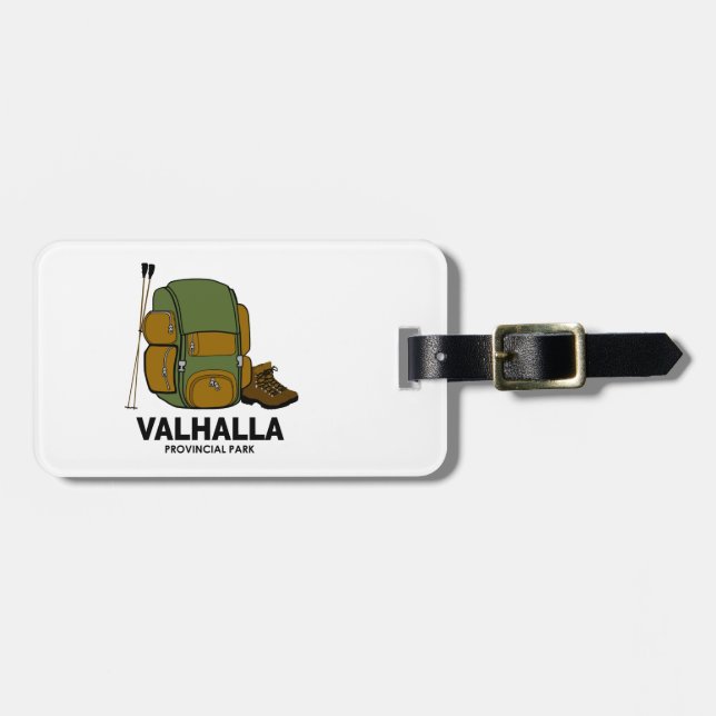Valhalla Provincial Park Backpack Gepäckanhänger (Vorderseite horizontal)
