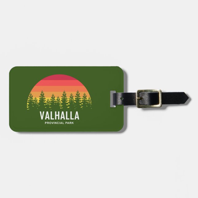 Valhalla Provincial Park Gepäckanhänger (Vorderseite horizontal)