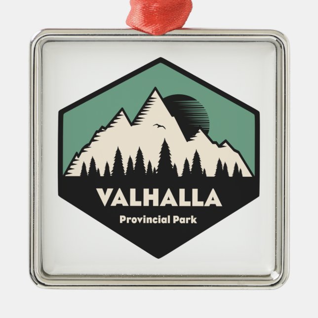 Valhalla Provincial Park Ornament Aus Metall (Vorne)