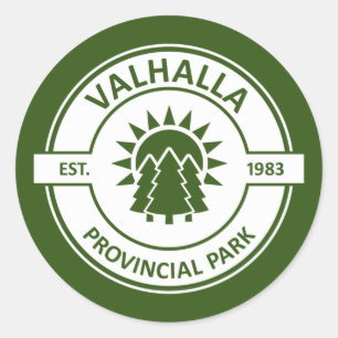 Valhalla Provincial Park Runder Aufkleber