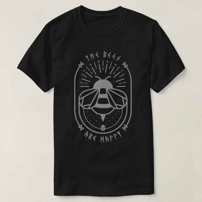 Valheim die Bienen sind glückliches Videospiel Ins T-Shirt (Design vorne)