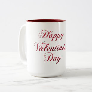 Valinetine-Day-Tasse Zweifarbige Tasse