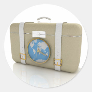 Valise Pour Stickers Voyage