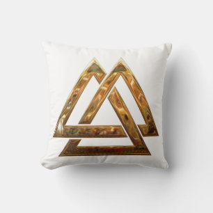Valknut - Gold Kissen