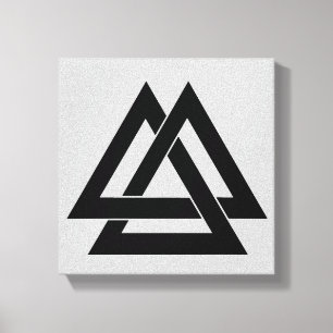 Valknut Leinwanddruck