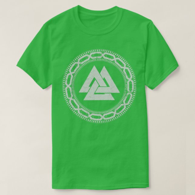 Valknut Norse Runes Viking Northmen Mythology T-Shirt (Design vorne)