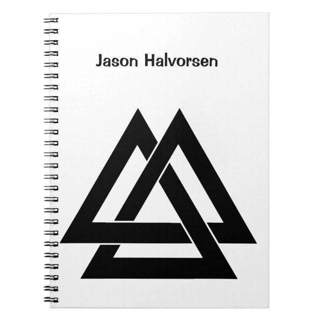 Valknut Notizblock (Vorderseite)