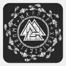 Valknut - Runenaufkleber