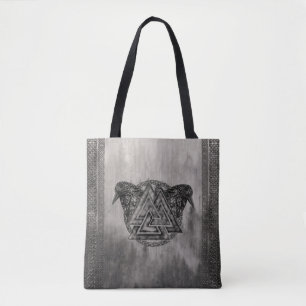 Valknut Symbol und Raben Tasche