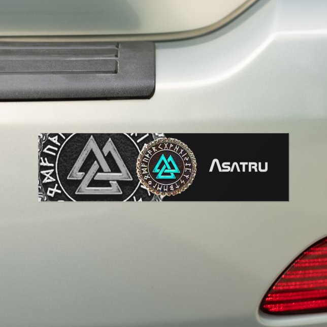 Valknut (Wicklung) Autoaufkleber (Auf Auto)