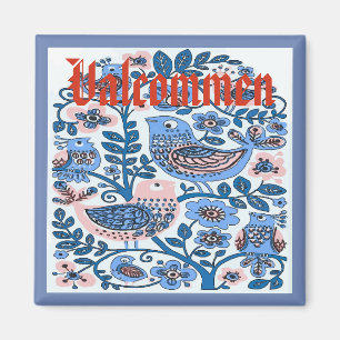 Valkomen, Schweden, Text bearbeiten Magnet