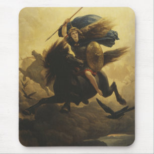 Valkyrie, 1865 (Öl auf Leinwand) Mousepad