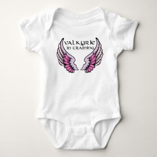 Valkyrie in ausbildenrosa baby strampler