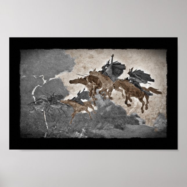 Valkyrien im Sturm Poster (Vorne)