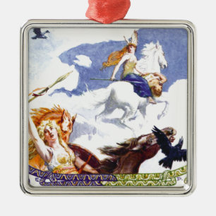 Valkyries Silbernes Ornament