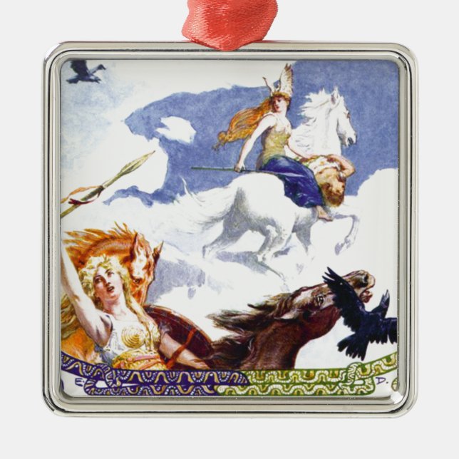 Valkyries Silbernes Ornament (Vorne)