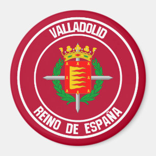 Valladolid RundEmblem Magnet