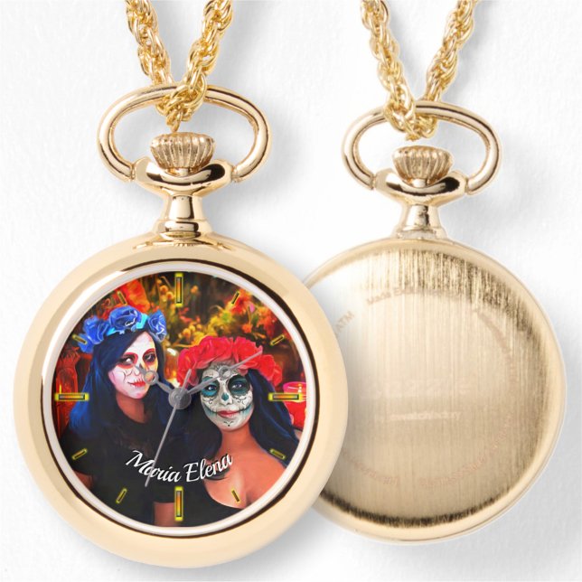 Vallarta Catrinas 1718 Necklace Watch Armbanduhr (Von Creator hochgeladen)