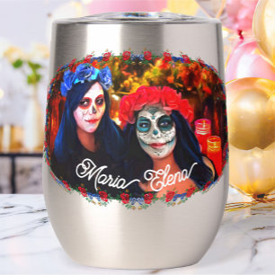 Vallarta Catrinas mit Blume & Kerzen 1718