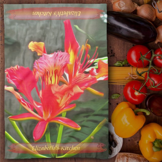 Vallarta Flaming Beauty 1583 Geschirrtuch (Von Creator hochgeladen)