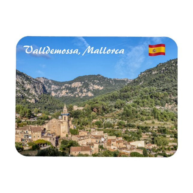 Valldemossa altes Dorf - Mallorca, Spanien Magnet (Horizontal)