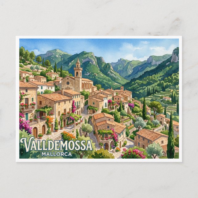 Valldemossa Spanien Postkarte (Vorderseite)