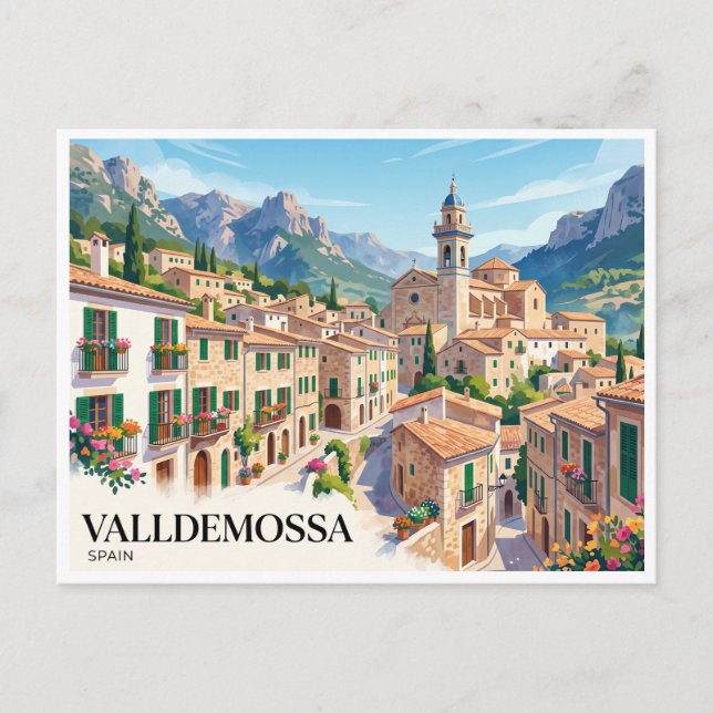 Valldemossa Spanien Postkarte (Vorderseite)