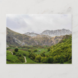 Valle de Lago, Somiedo Natural Park in Spain Postkarte