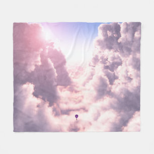 Valle in Wolken Fleece Blanket