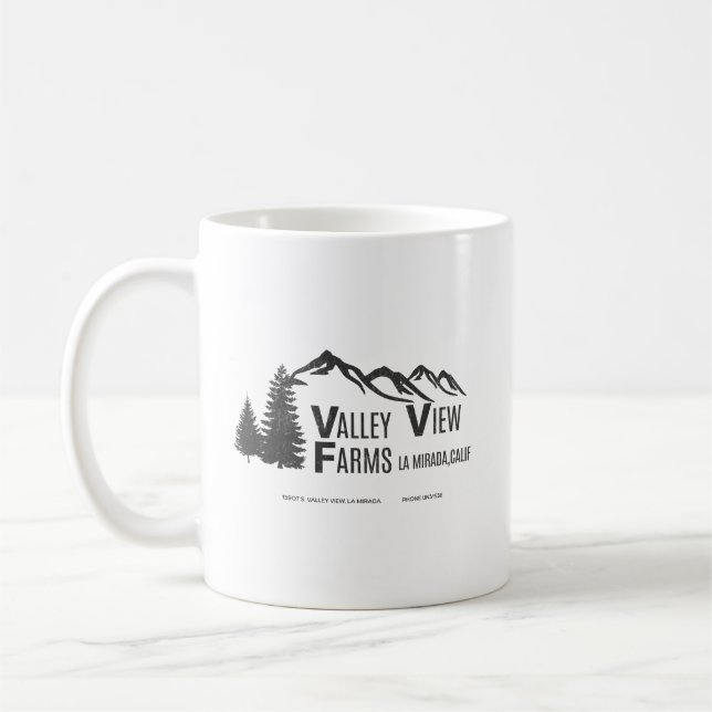 Valle View Farm La Mirada Vintag Kaffeetasse (Links)