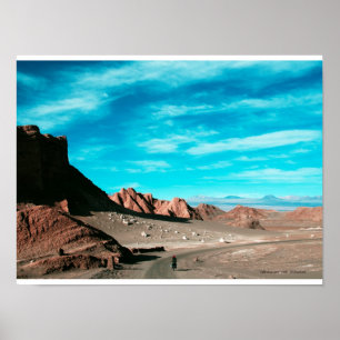 Valle von Luna, Chile Poster