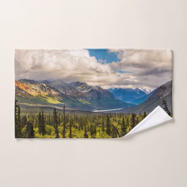 vallée de Matanuska, centre-sud de l'Alaska #2 (Serviette à main)