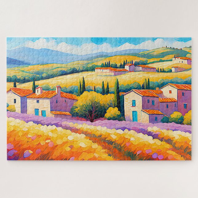 "Vallée Florale" Grosse Landschaft Provence (Horizontal)
