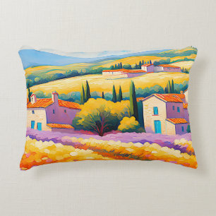 "Vallée Florale" Grosse Landschaft Provence Dekokissen