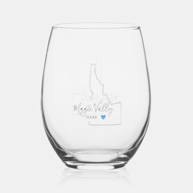 Vallée Magique Idaho Verre sans pierre (Recto)