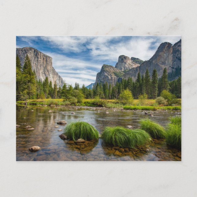 Vallée View im Yosemite Nationalpark Postkarte (Vorderseite)