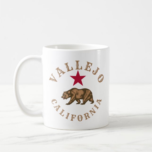 Vallejo, California Coffee Tasse (Links)