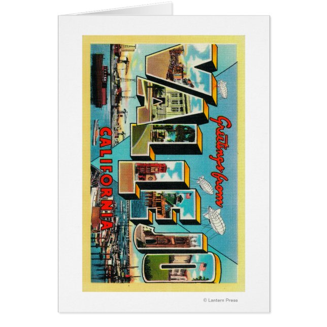 Vallejo, Californie - Scènes de grandes lettres (Devant)