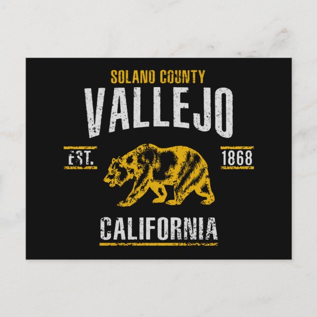 Vallejo Postkarte (Vorderseite)