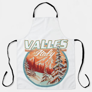 Valles Italy Travel Logo Schürze