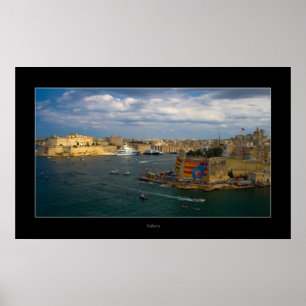 Valletta Harbor (Island of Malta) Poster