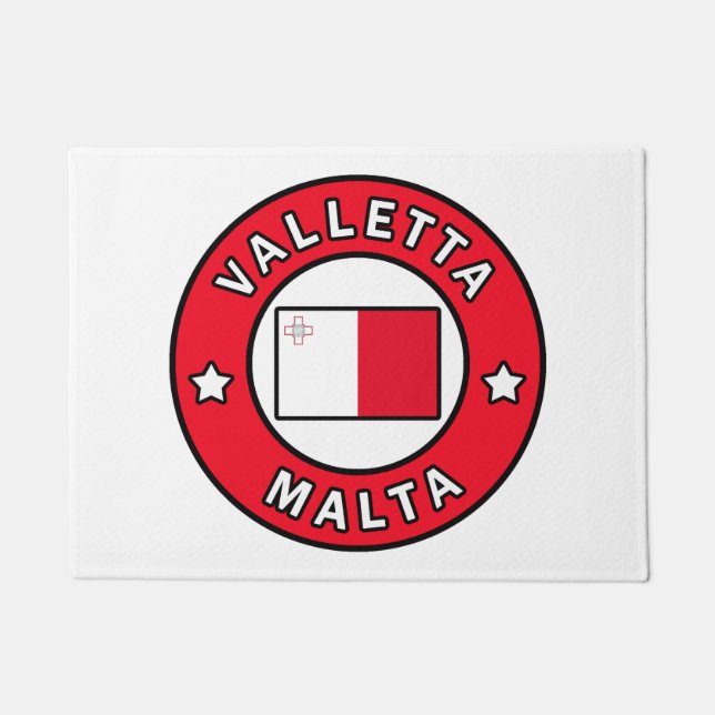 Valletta Malta Fußmatte (Vorderseite)