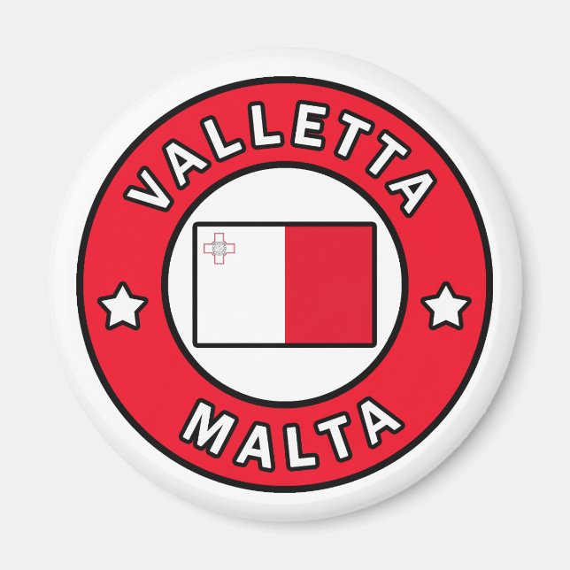Valletta Malta Magnet (Vorne)