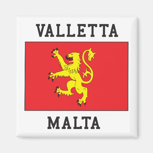 Valletta Malta Magnet (Vorne)