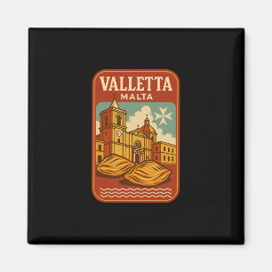 Valletta Malta Souvenir Maltesisches Essen Und Rei Magnet