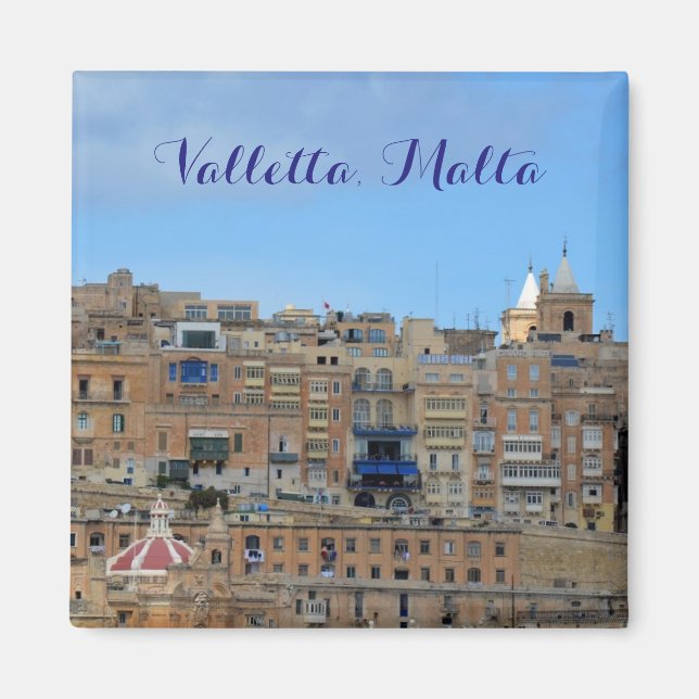 Valletta, Malta Travel Magnet (Vorne)