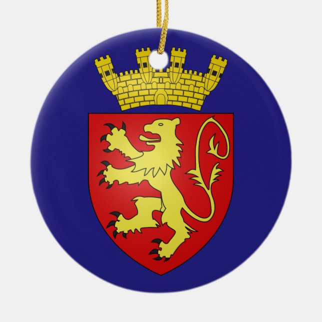 Valletta Malta Wappen Weihnachtsschmuck (Vorne)