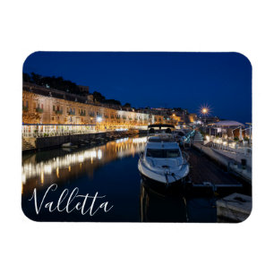 Valletta Uferviertel mit kleinem Hafen Magnet